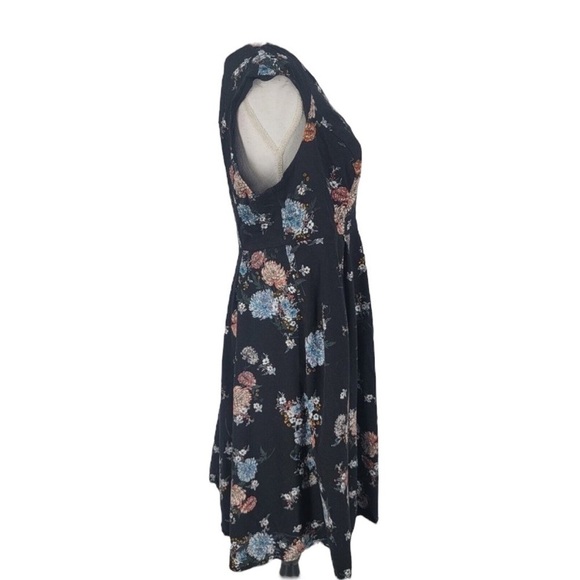 TORRID Floral Print Georgette Midi Dress Size 10 - Picture 4 of 12